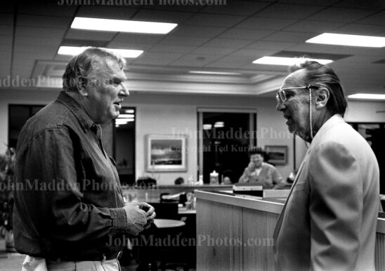 John Madden with Al Davis